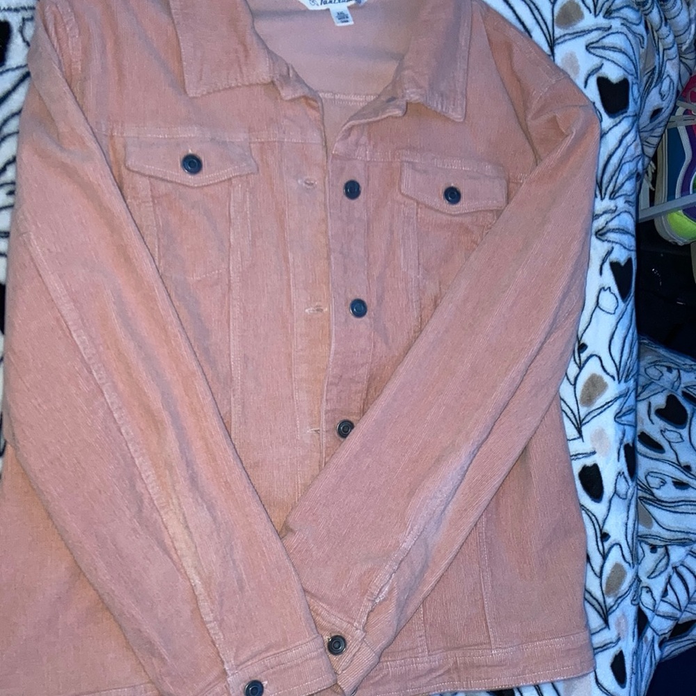 Pink corduroy jacket